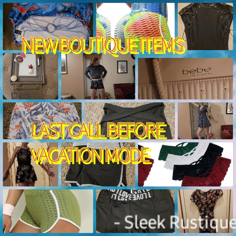 Sleekrustique New Boutique items before vacation